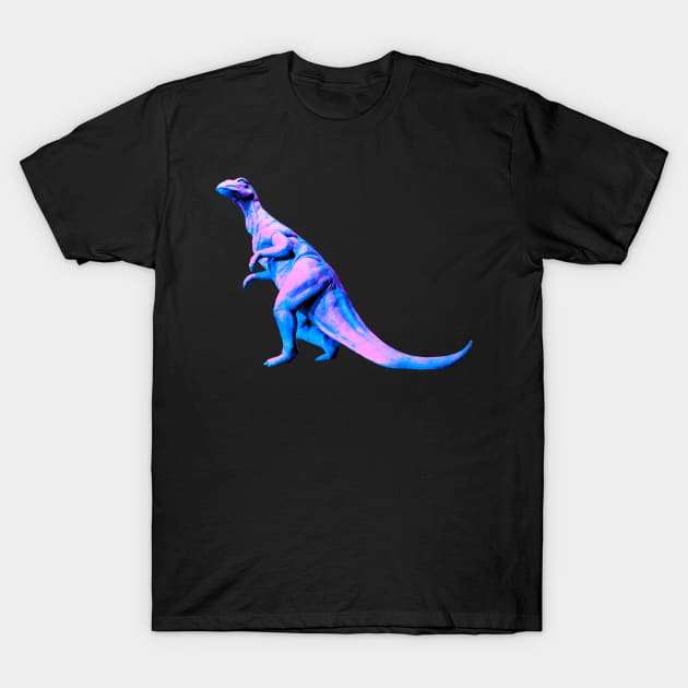Neon Dinosaur T-Shirt by Art of V. Cook